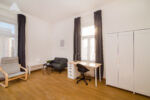 Spacious room with nice city view
